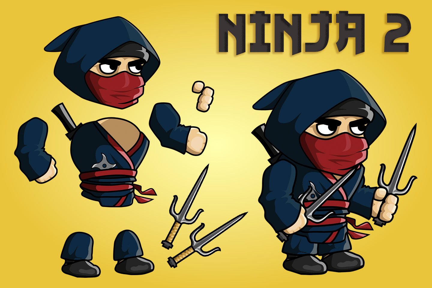 Cartoon ninja