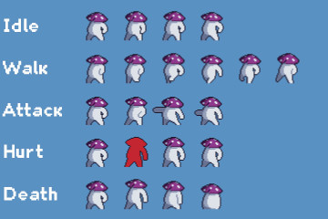 Cave Bosses Pixel Art Game Sprites Craftpixnet Images