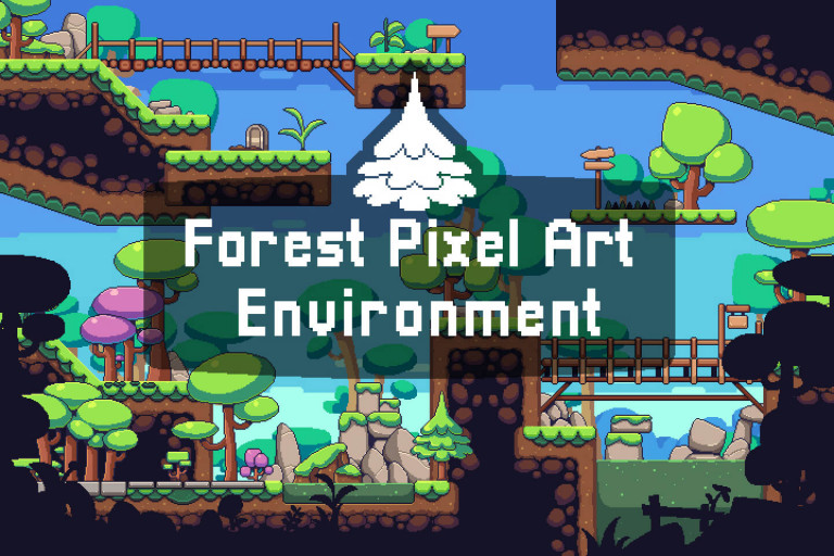 Nature Pixel Art Environment Free Assets Pack CraftPix Net