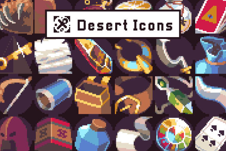 Free Desert Enemy Sprite Sheets Pixel Art CraftPix Net