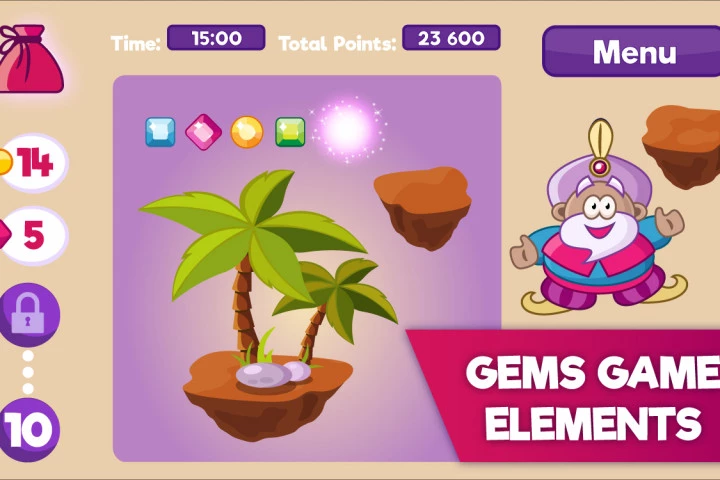 Sultans Gems – Free Tileset