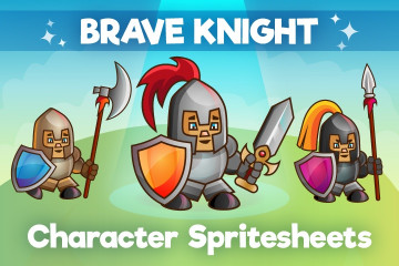 2D Game Knight Character – Free Sprite