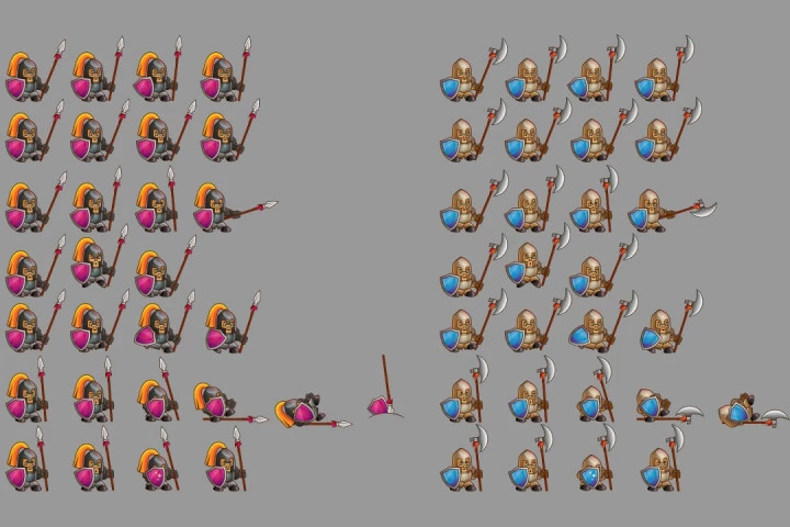 2D Game Knight Character – Free Sprite