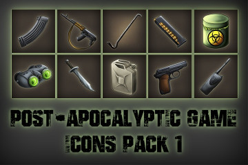 Post-apocalypse – Free Icons Game Pack 1