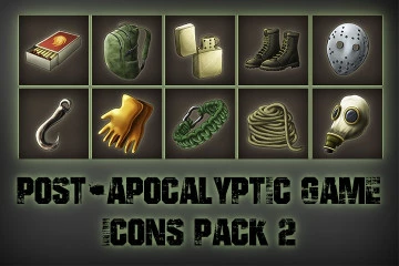 Post-apocalypse – Free Icons Game Pack 2