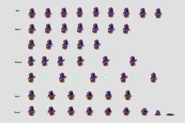 2D Game Support Hero Character Sprite - CraftPix.net