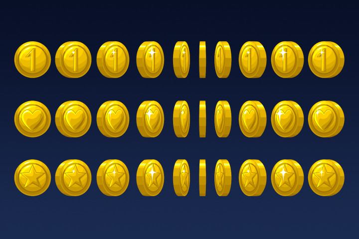 Free Game Coins Sprite Sheets - CraftPix.net