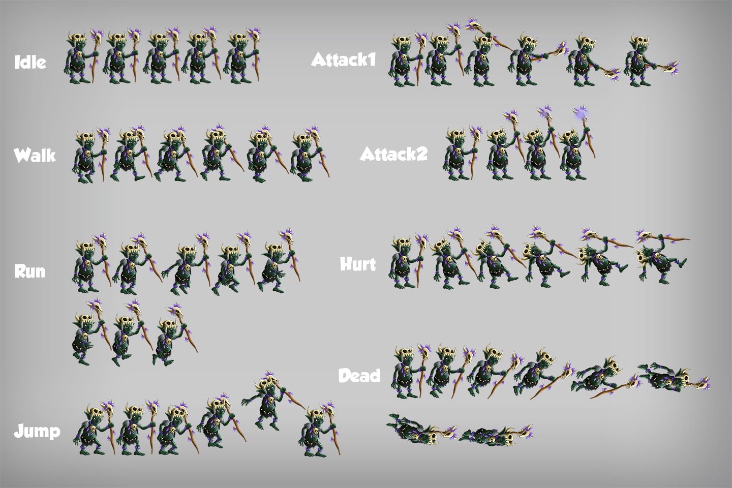 2D Game Goblin Character Sprite - CraftPix.net