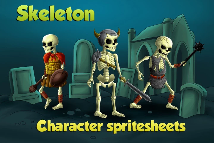 2D-Game-Skeleton-Character-Sprites