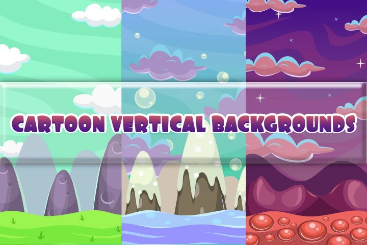 Cartoon-vertical-game-backgrounds