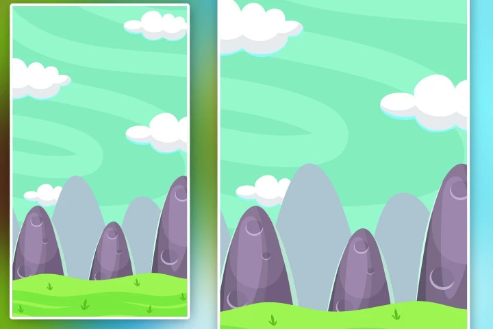 Free Cartoon Vertical Game Backgrounds