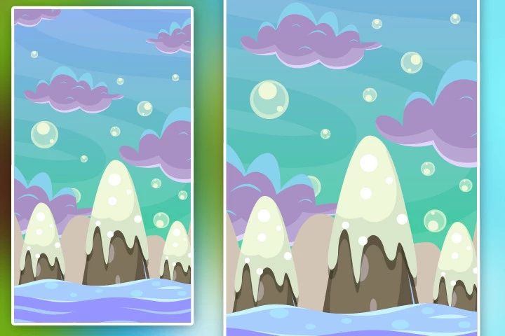 Free Cartoon Vertical Game Backgrounds
