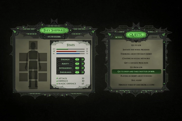 RPG GUI