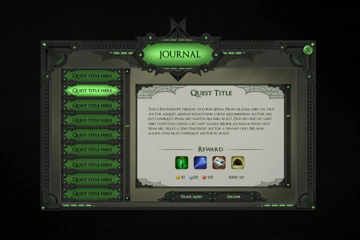RPG GUI