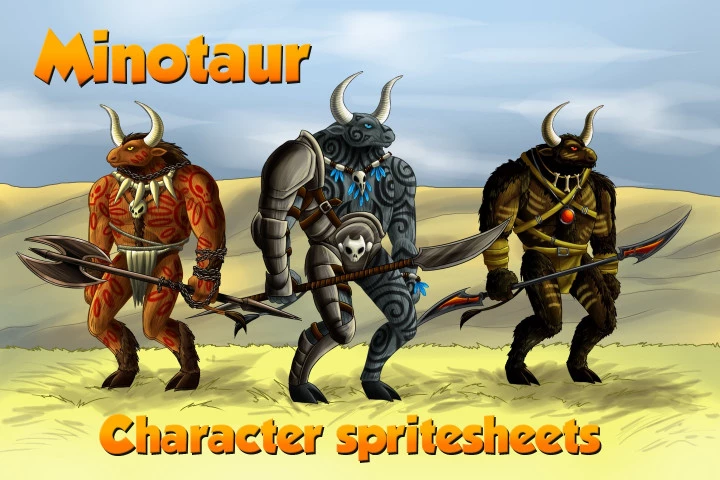 2D-Game-Minotaur-Character-Sprites