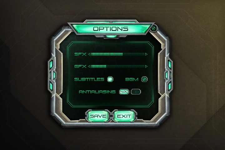 Sci-Fi GUI