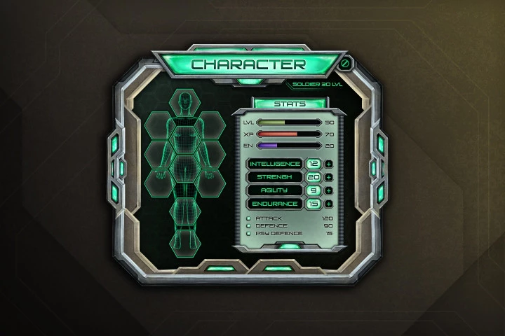 Sci-Fi GUI