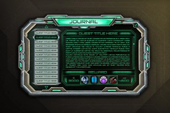 Sci-Fi GUI