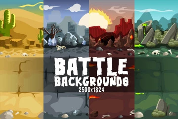 2D Battle Backgrounds