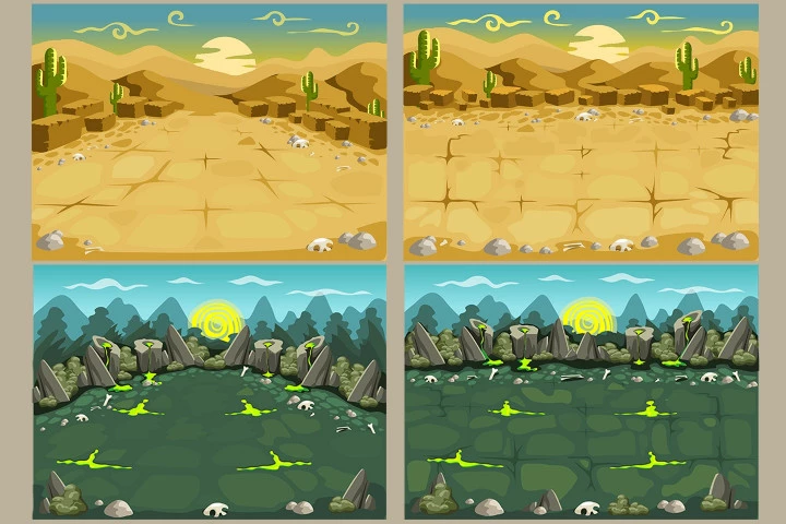 2D Battle Backgrounds