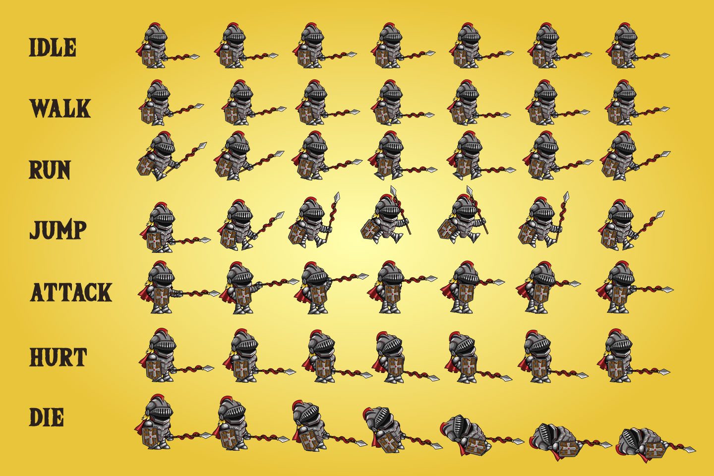 2d Fantasy Knight Free Character Sprite Craftpix Net