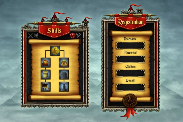 Medieval GUI