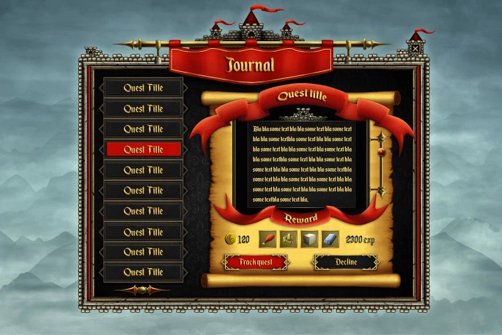 Medieval GUI