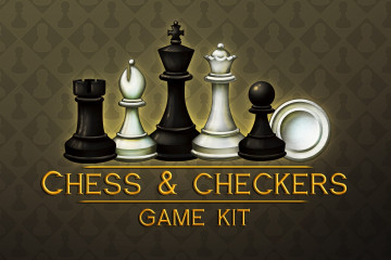 Chess and Checkers Game Kit
