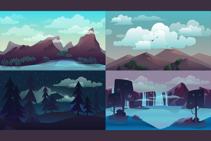 Free Horizontal 2D Game Backgrounds