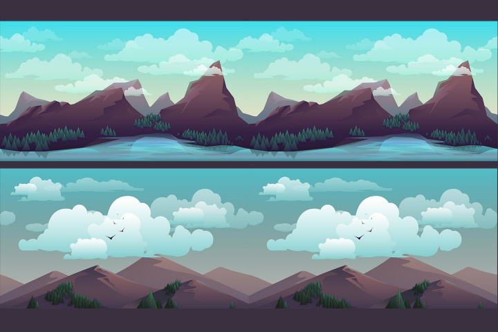 Free Horizontal 2D Game Backgrounds 