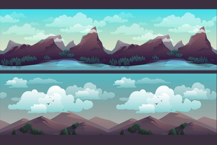 Free Horizontal 2D Game Backgrounds