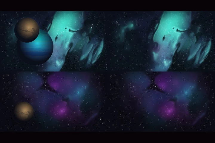 Space 2D Backgrounds