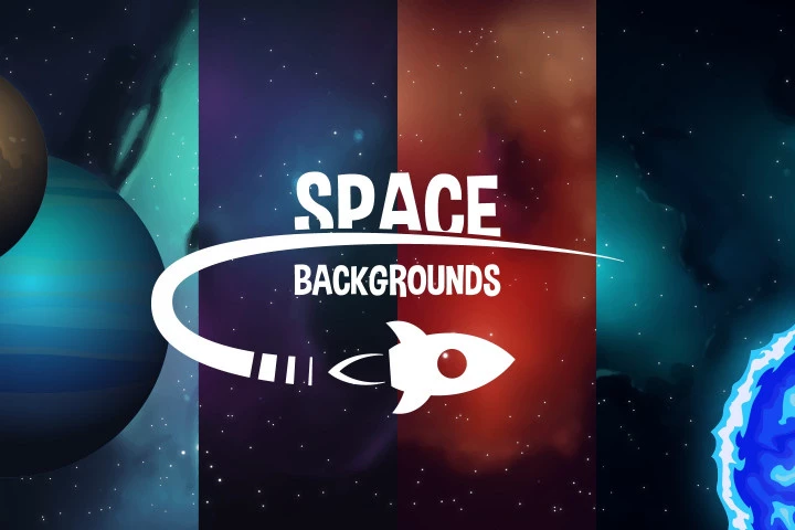 Space-2D-Backgrounds