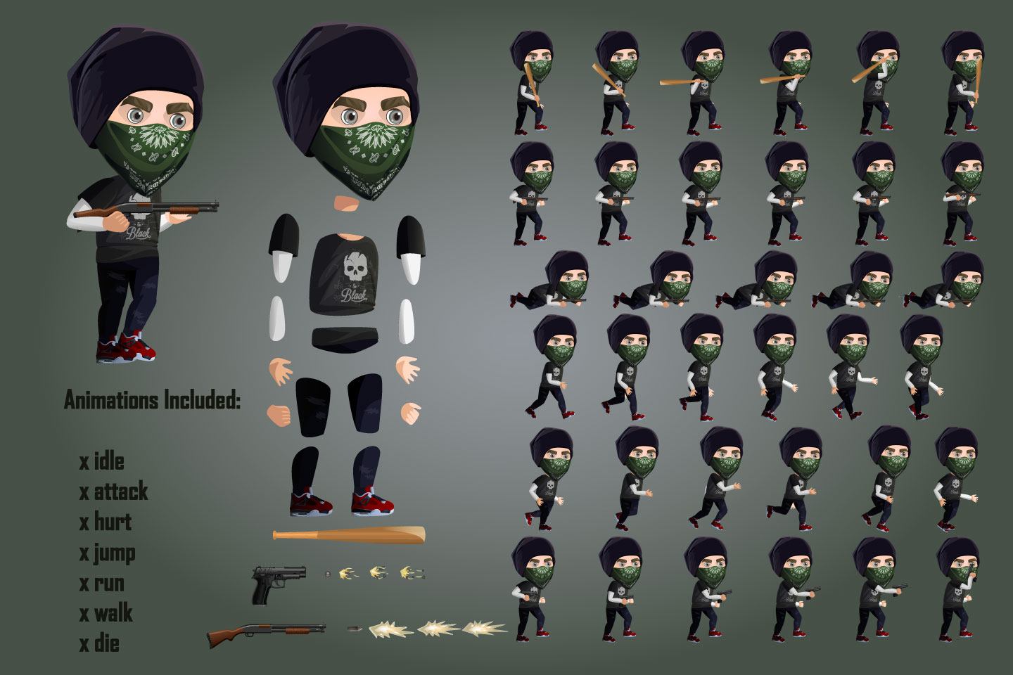 2d Demo Character Sprite Sheet 2d Characters Unity As - vrogue.co