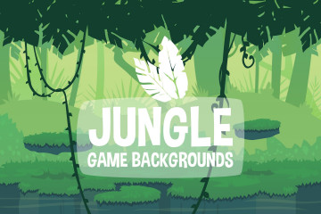 Jungle 2D Game Backgrounds