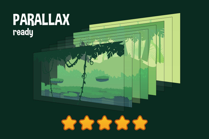Jungle 2D Game Backgrounds - CraftPix.net