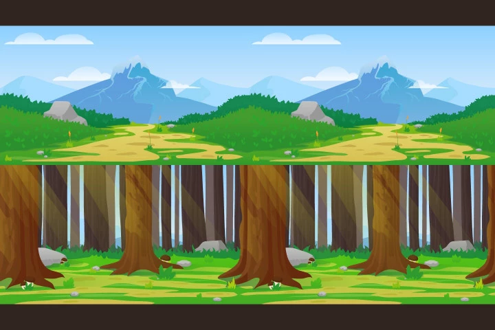 Nature Horizontal 2D Game Backgrounds