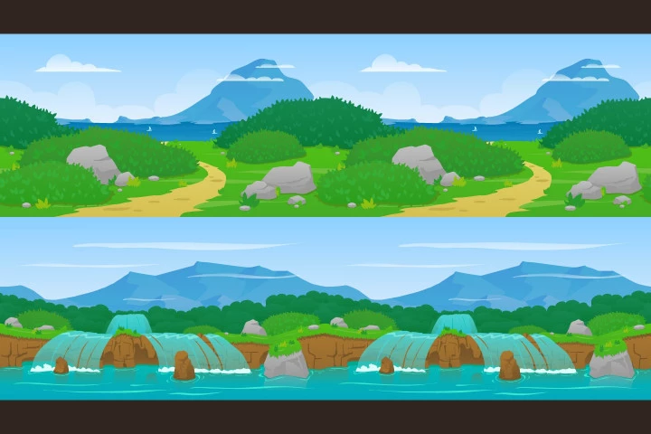 Nature Horizontal 2D Game Backgrounds