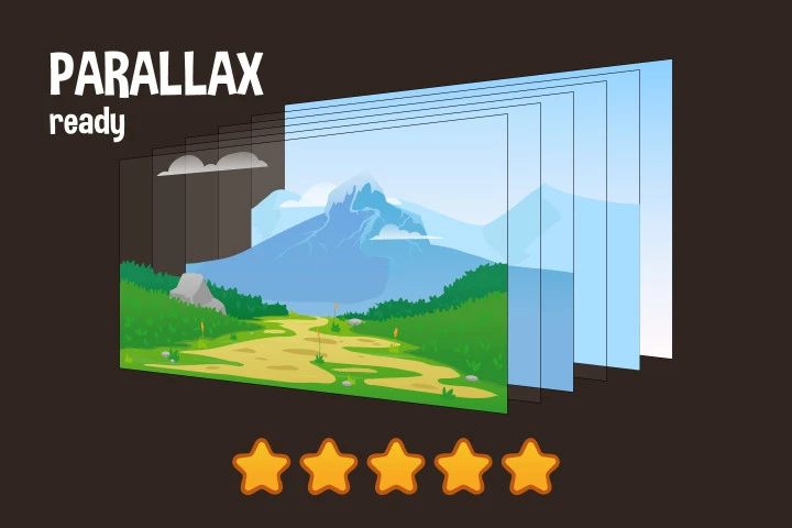Nature Horizontal 2D Game Backgrounds