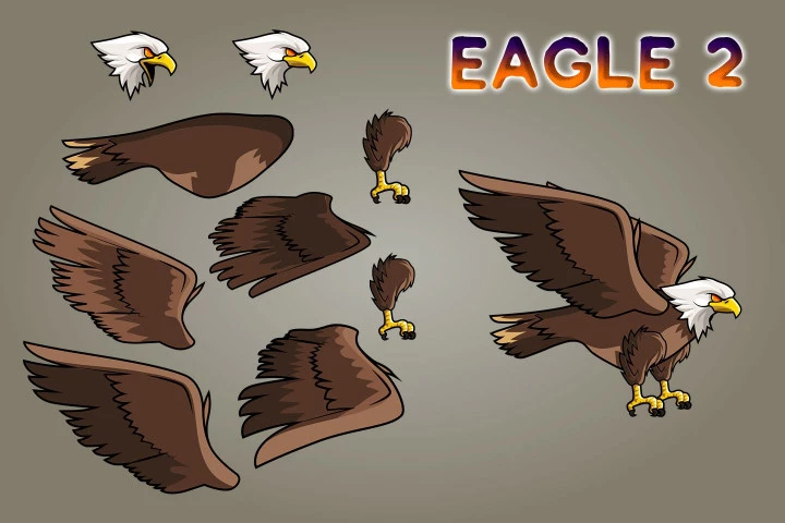 2D Fantasy Druid Character Sprite