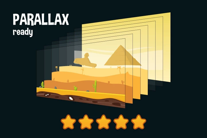 Parallax 2D Game Backgrounds