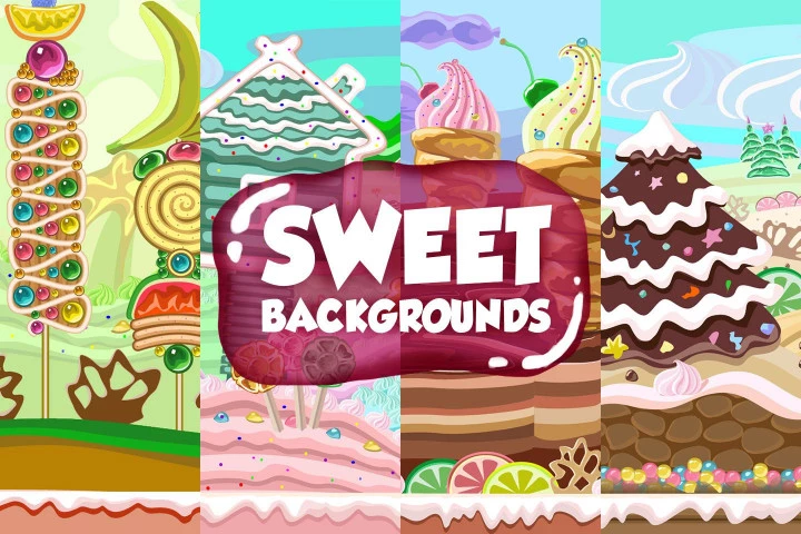 Sweet-2D-Game-Backgrounds