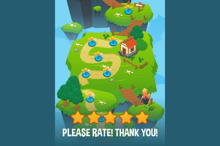 Level Map 2D Game Backgrounds