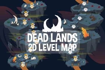 Dead Lands Level Map 2D Backgrounds