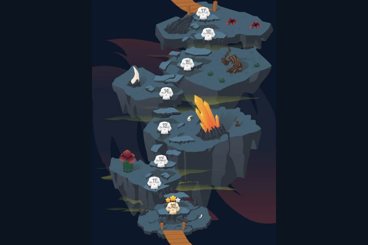 Dead Lands Level Map 2D Backgrounds