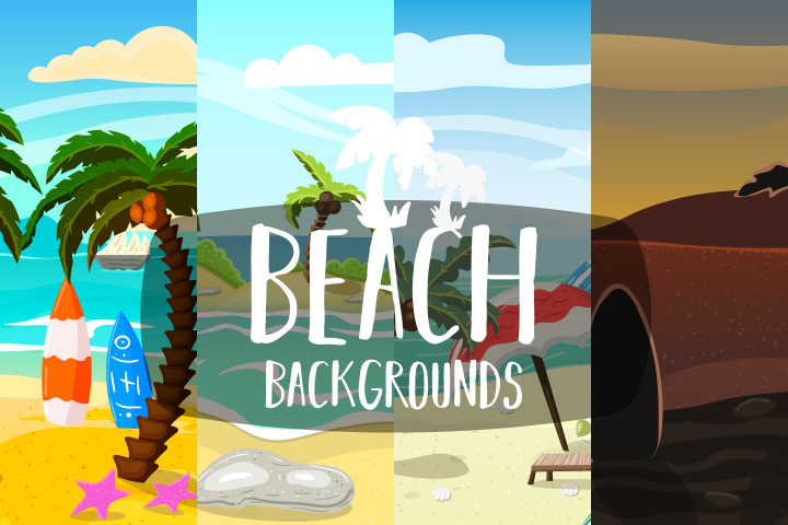 Free Beach 2D Game Backgrounds - CraftPix.net