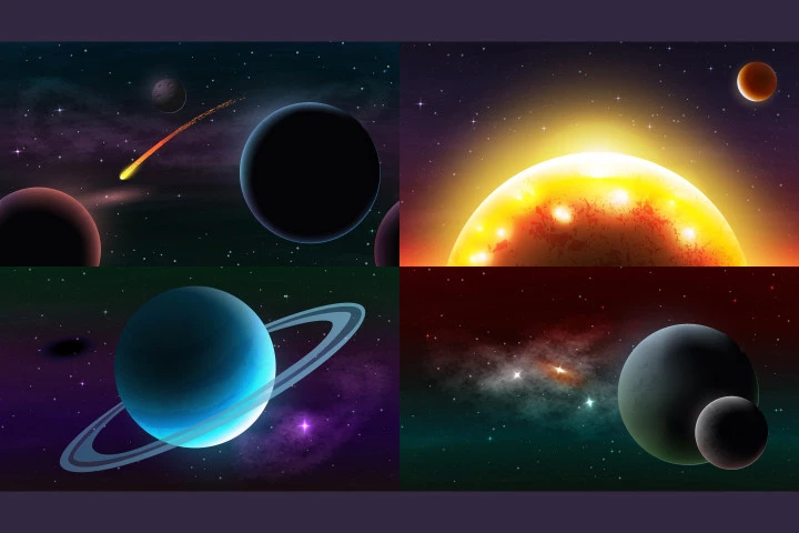 Parallax Space Backgrounds