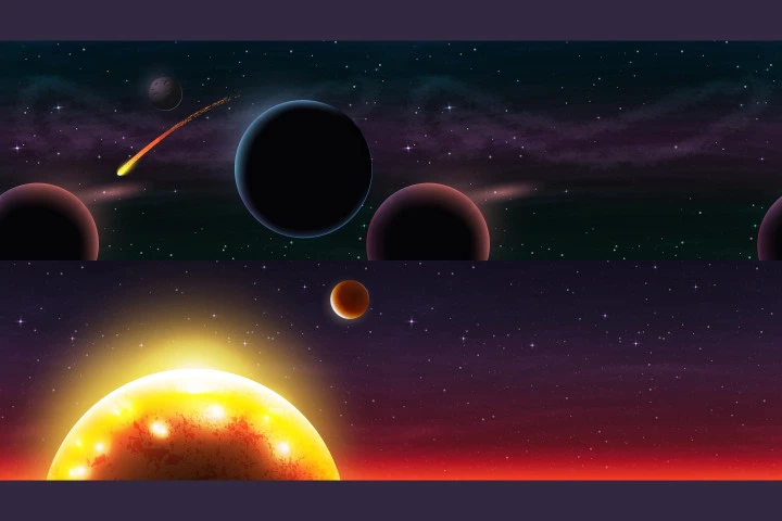 Parallax Space Backgrounds
