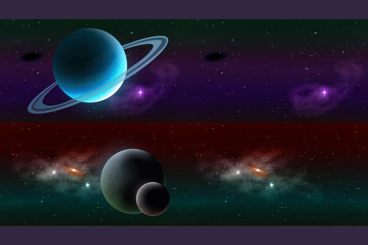 Parallax Space Backgrounds