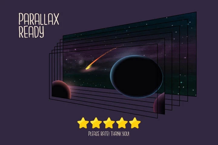 Parallax Space Backgrounds